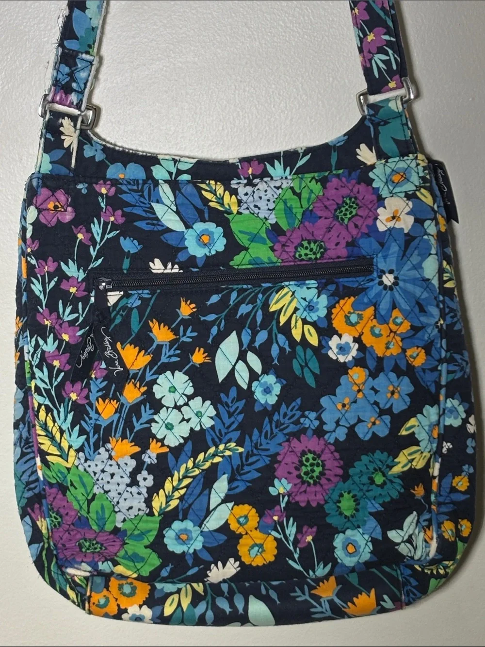 Vera Bradley Floral Quilted Crossbody Magnetic Flap Bag
